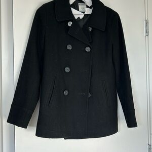 Old Navy black pea coat